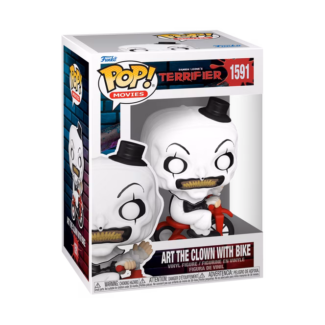 GameStop Funko POP! Movies: Terrifier Art the Clown (with bike) 4.25-in Vinyl Figure