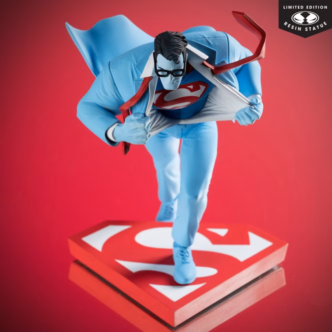 GameStop McFarlane Toys DC Direct Superman by Clayton Henry (Superman Red and Blue)  Limited Edition 1:10 Scale Resin Statue