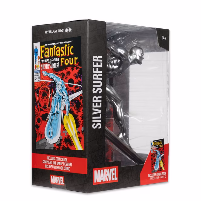 GameStop McFarlane Toys Marvel Collection Fantastic Four Silver Surfer (issue 72) 1:6th Scale Figure