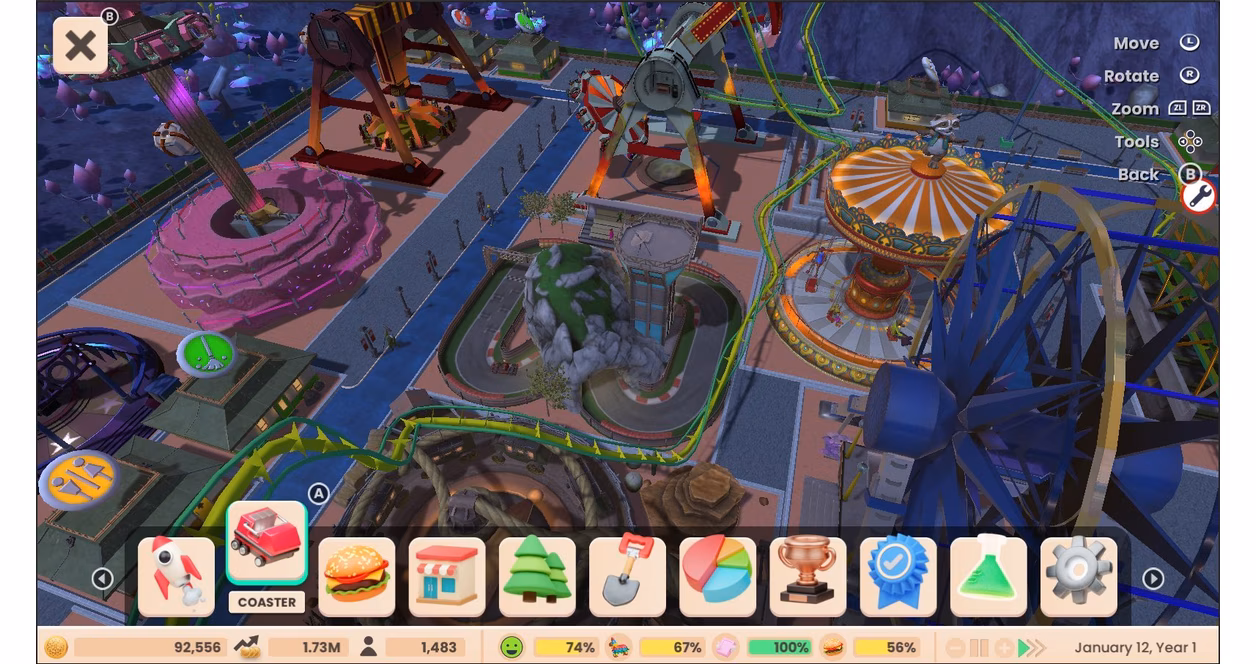 GameStop RollerCoaster Tycoon Adventures Deluxe - PlayStation 5