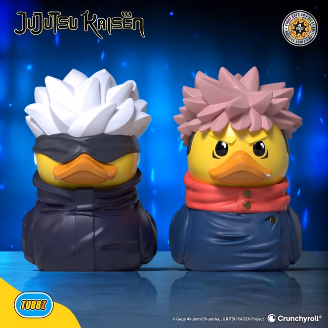 GameStop Tubbz Jujutsu Kaisen Satoru Gojo (1st Edition) 3.54-in Collectible Rubber Duck