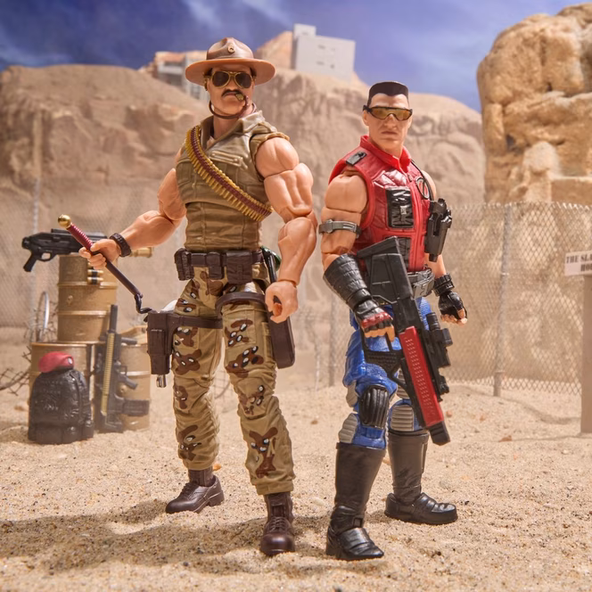 GameStop Hasbro G.I. Joe Classified Series G.I. Joe SGT Slaughter and Felix Mercer Stratton 6-in Action Figure Set 2-Pack