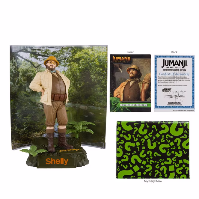 GameStop McFarlane Toys Movie Maniacs: Jumanji Professor Sheldon Oberon 6-in Statue