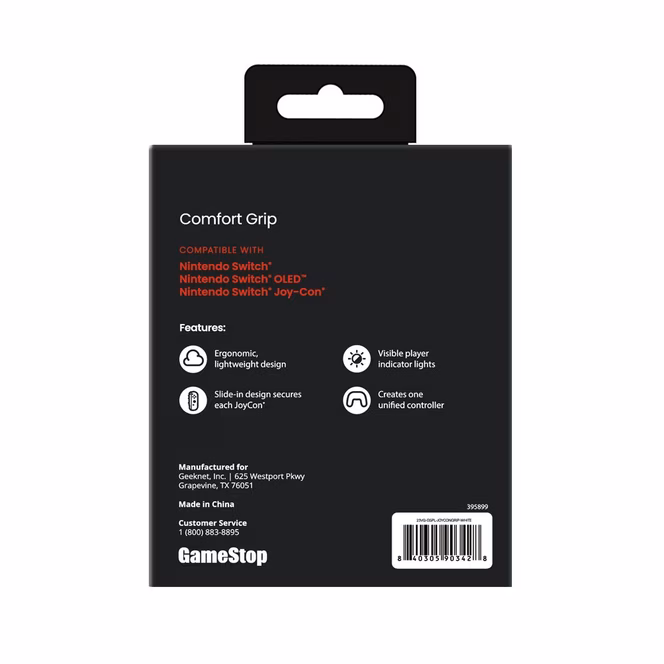 GameStop GameStop JoyCon Grip for Nintendo Switch - White