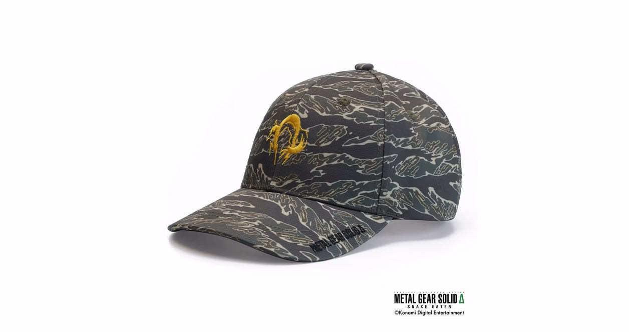 GameStop METAL GEAR SOLID DELTA: SNAKE EATER Camo Baseball Hat GameStop Exclusive