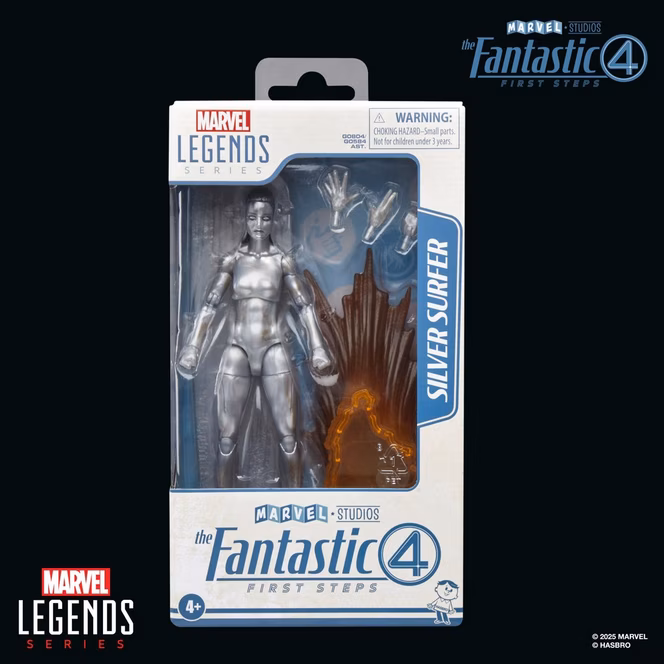 GameStop Hasbro Marvel Fantastic Four: First Steps Silver Surfer (Legends Series) 6-in Action Figure