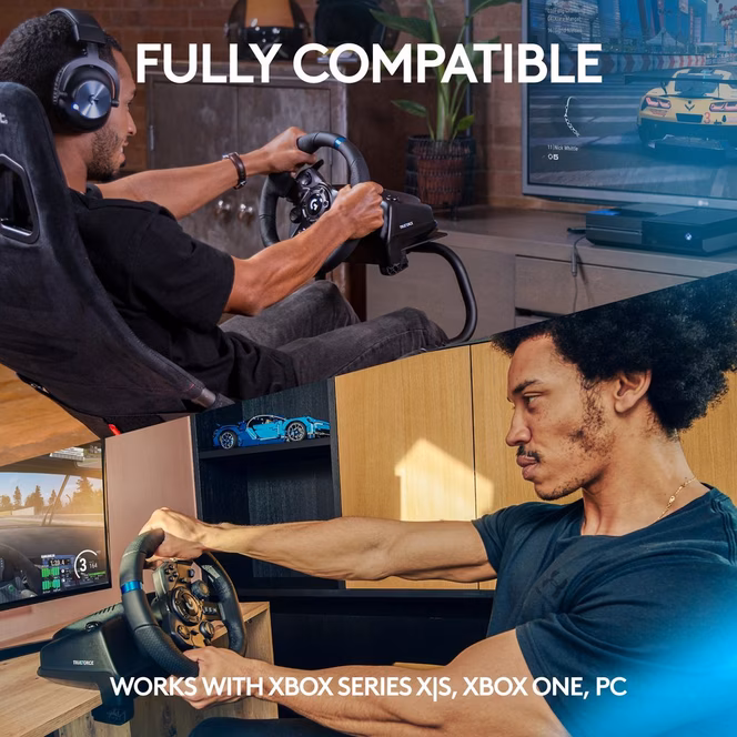 GameStop Logitech G923 TRUEFORCE Racing Wheel and Pedals for PlayStation 5