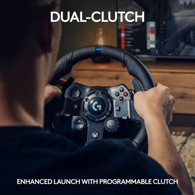 GameStop Logitech G923 TRUEFORCE Racing Wheel and Pedals for Xbox Series X
