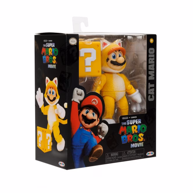 GameStop Jakks Pacific The Super Mario Bros. Movie Cat Mario 5-in Figure