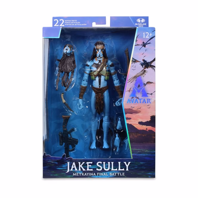GameStop McFarlane Toys Disney Avatar: Fire and Ash Jake Sully (Metkayina Final Battle) 7-in Action Figure