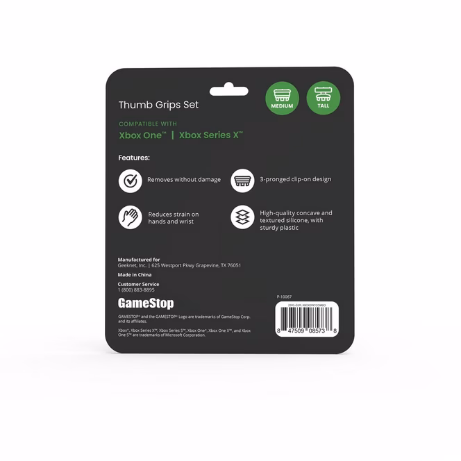 GameStop GameStop Thumb Grips Combo 2-Pack for Xbox Series X, Xbox One