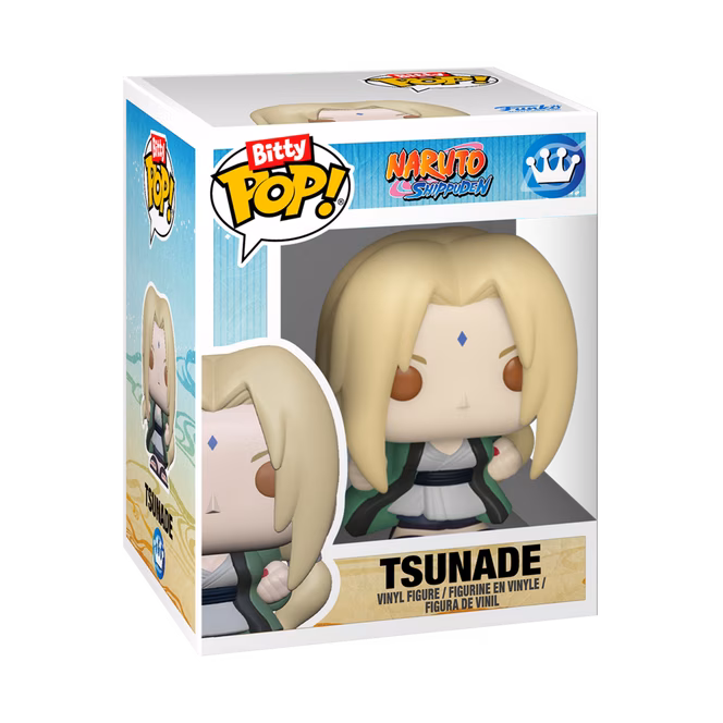 GameStop Funko Bitty POP!: Naruto: Shippuden 0.9-in Vinyl Figure Set 4-Pack (Tsunade, Minato Namikaze, Orochimaru, and Jiraiya)