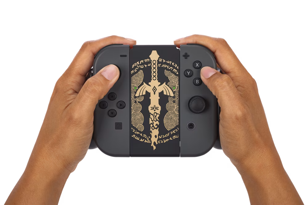 GameStop PowerA Joy-Con Comfort Grip for Nintendo Switch - Decayed Master Sword