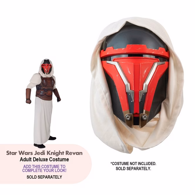 GameStop Disney Star Wars Jedi Knight Revan Official Adult Helmet Costume Accessory