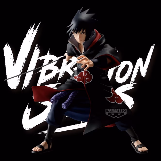 GameStop Banpresto Naruto Shippuden Vibration Stars Sasuke Uchiha 5.9-in Statue