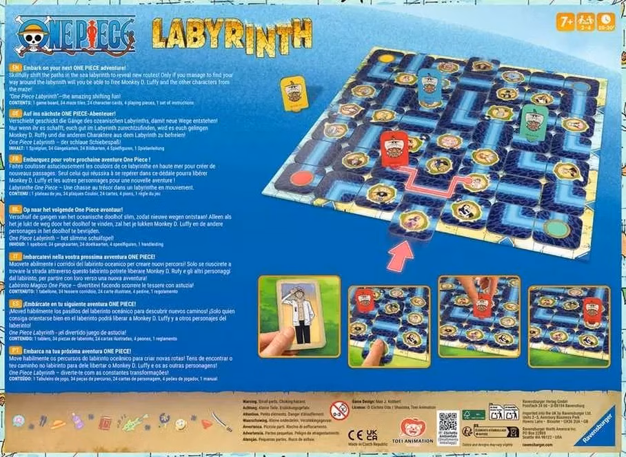 GameStop One Piece Labyrinth Board Game