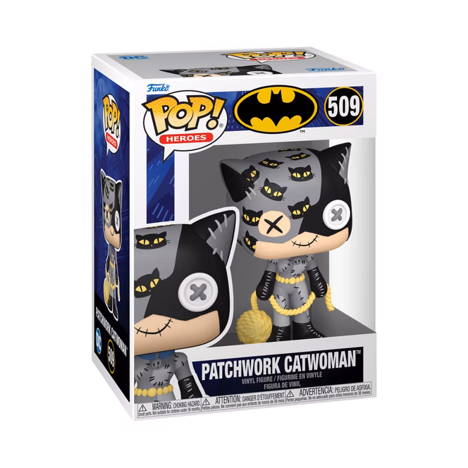 GameStop Funko POP! Animation: Batman Patchwork Catwoman​ 3.9-in Vinyl Figure