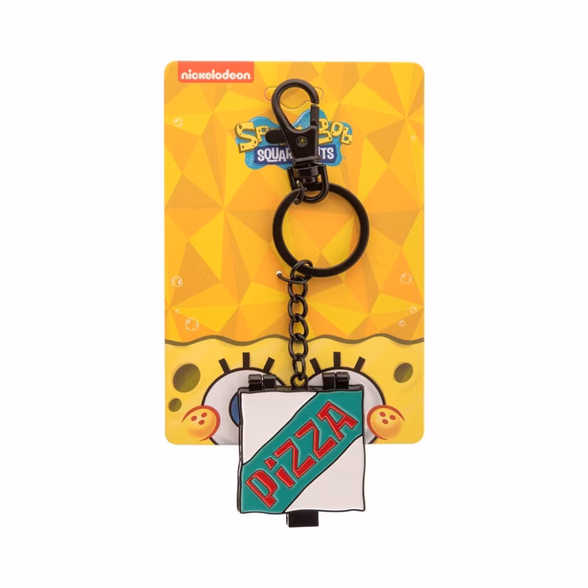 GameStop SpongeBob Squarepants Krusty Krab Pizza Hinged Keychain GameStop Exclusive