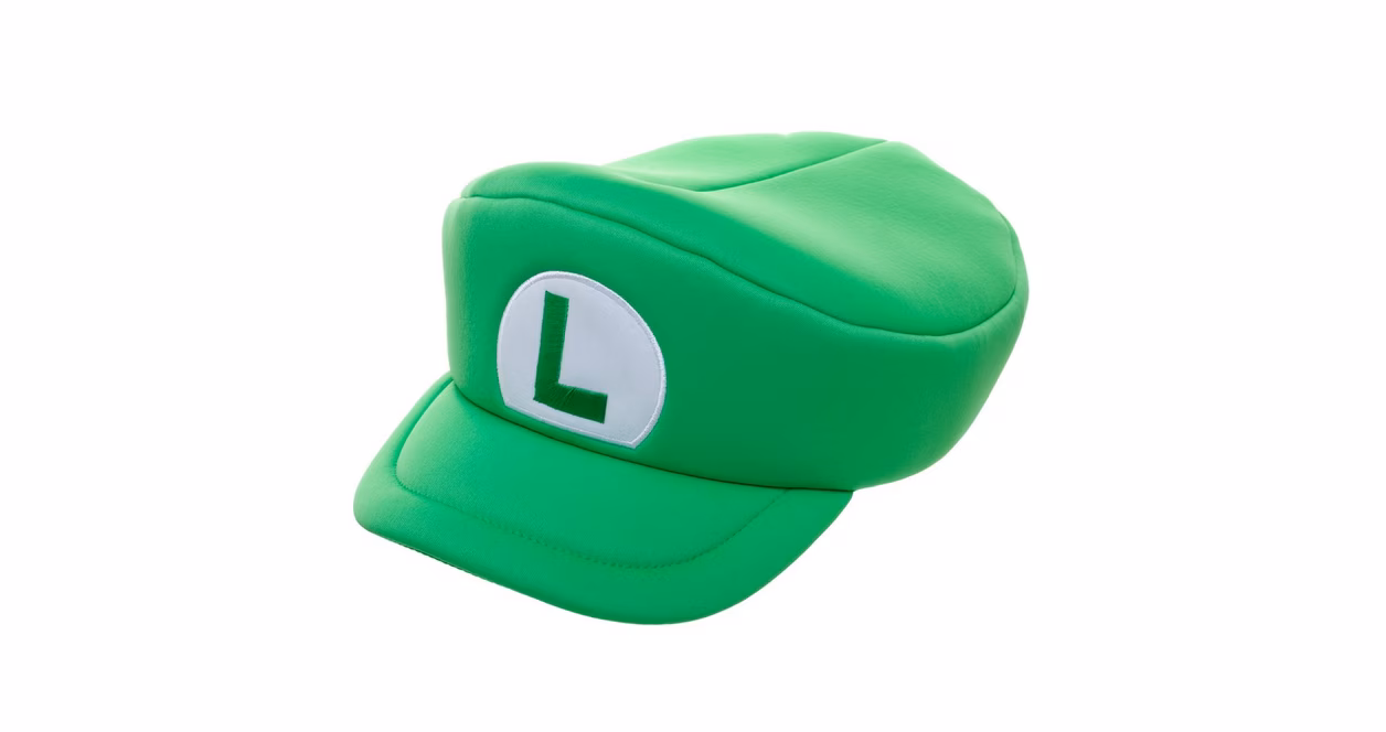 GameStop Super Mario Bros. Luigi Cosplay Replica Hat