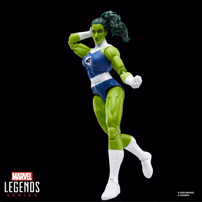 GameStop Hasbro Marvel Legends Series Fantastic Four Retro Collection She-Hulk 6-Inch Action Figure