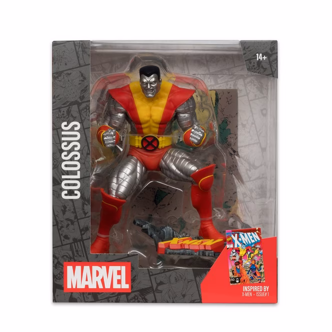 GameStop McFarlane Toys Gold Label Marvel Collection X-Men Colossus (Issue 1) 1:10TH Figure