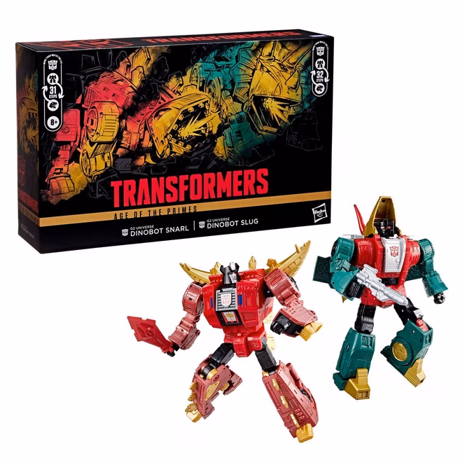 GameStop Hasbro Transformers Generations Selects Age of the Primes Leader Class G2 Universe Dinobot Slug and Dinobot Snarl 2-Pack