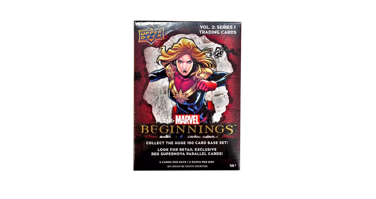 GameStop Upper Deck Marvel Beginnings Volume 2 Series 1 Blaster Box (9-Pack)