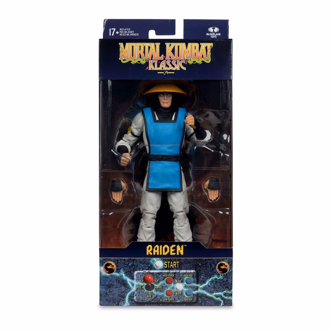 GameStop McFarlane Toys Mortal Kombat Klassic Raiden 7-in Scale Figure