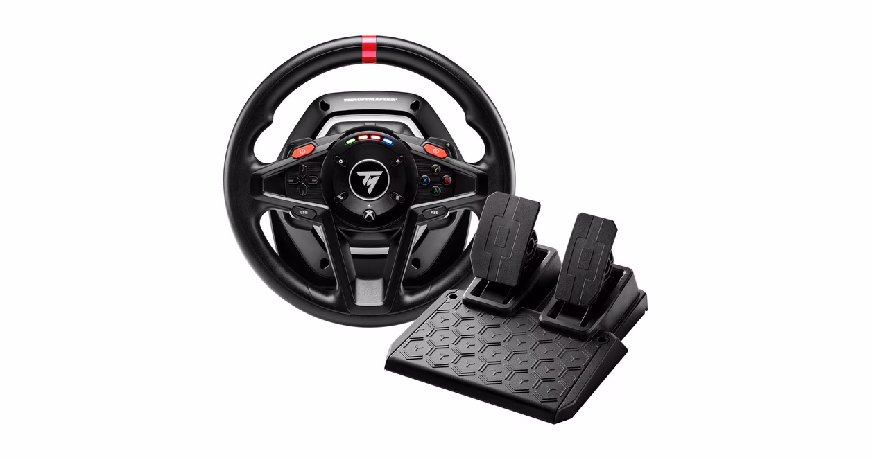 GameStop Thrustmaster T128 X Racing Wheel for Xbox Series X/S, Xbox One, and PC