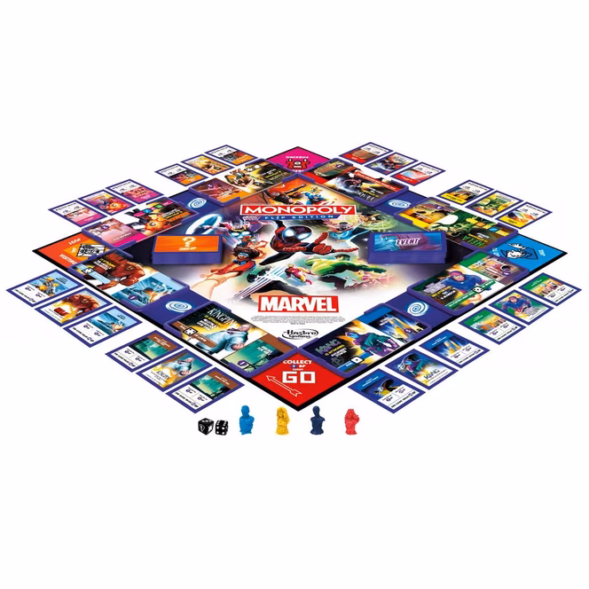 GameStop Monopoly Flip Edition: Marvel Board Game