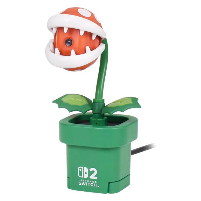GameStop HORI Super Mario Piranha Plant Camera for Nintendo Switch 2