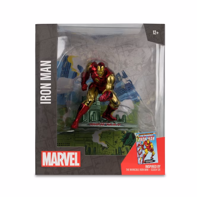 GameStop McFarlane Toys Marvel: The Invincible Iron Man Comic 1:10 Scale Statue