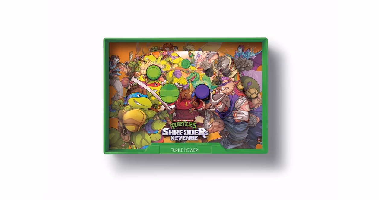 GameStop CANDY CON Teenage Mutant Ninja Turtles Shredder's Revenge Framed Edition GameStop Exclusive