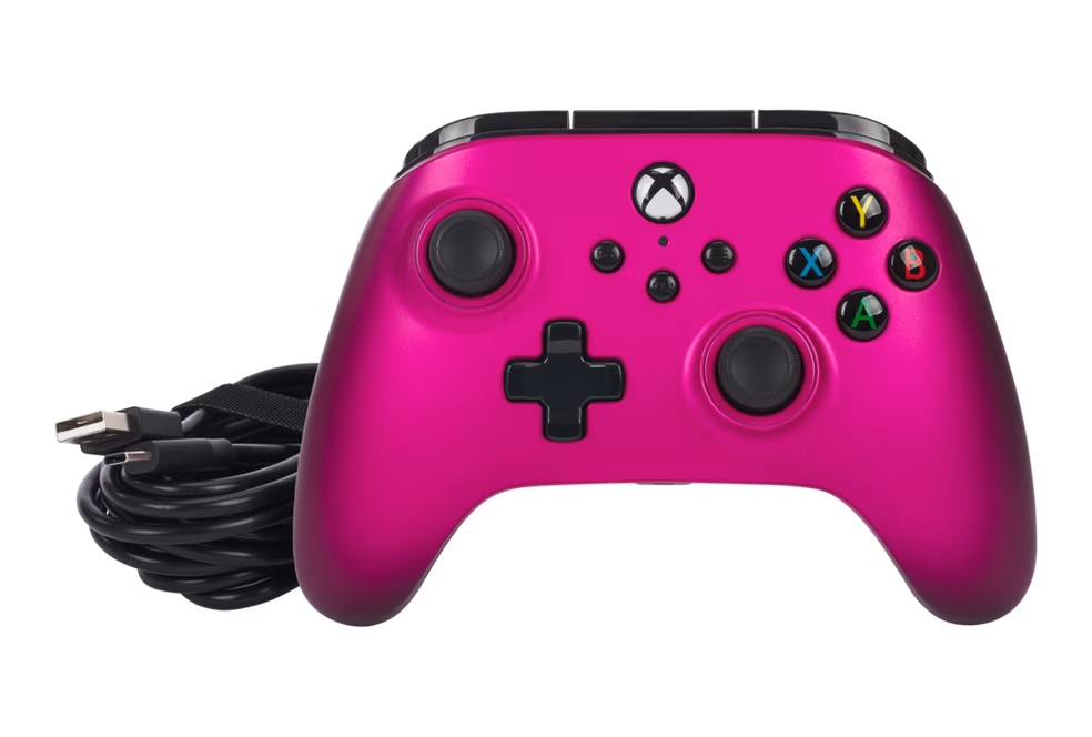 GameStop PowerA Advantage Wired Controller for Xbox Series X/S - Satin Fuchsia