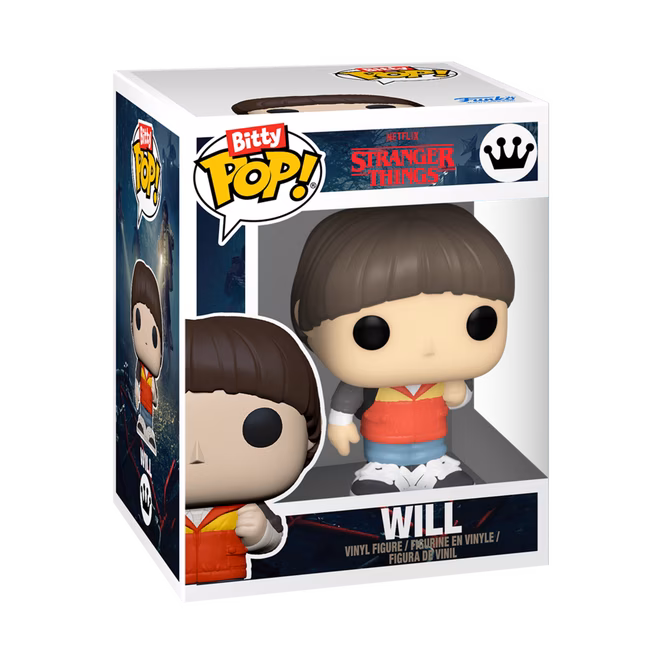 GameStop Funko Bitty POP! Stranger Things Vinyl Figure Set 4-Pack (Demogorgon, Will, Barb, and Mystery Pop!)