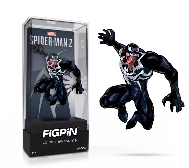 GameStop FiGPiN Marvel Venom Collectible 3-in Enamel Pin GameStop Exclusive