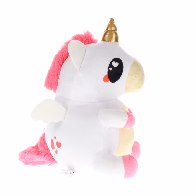 GameStop Glitter Galaxy Rainbow Hair White UniCow  12-in Collectible Plush