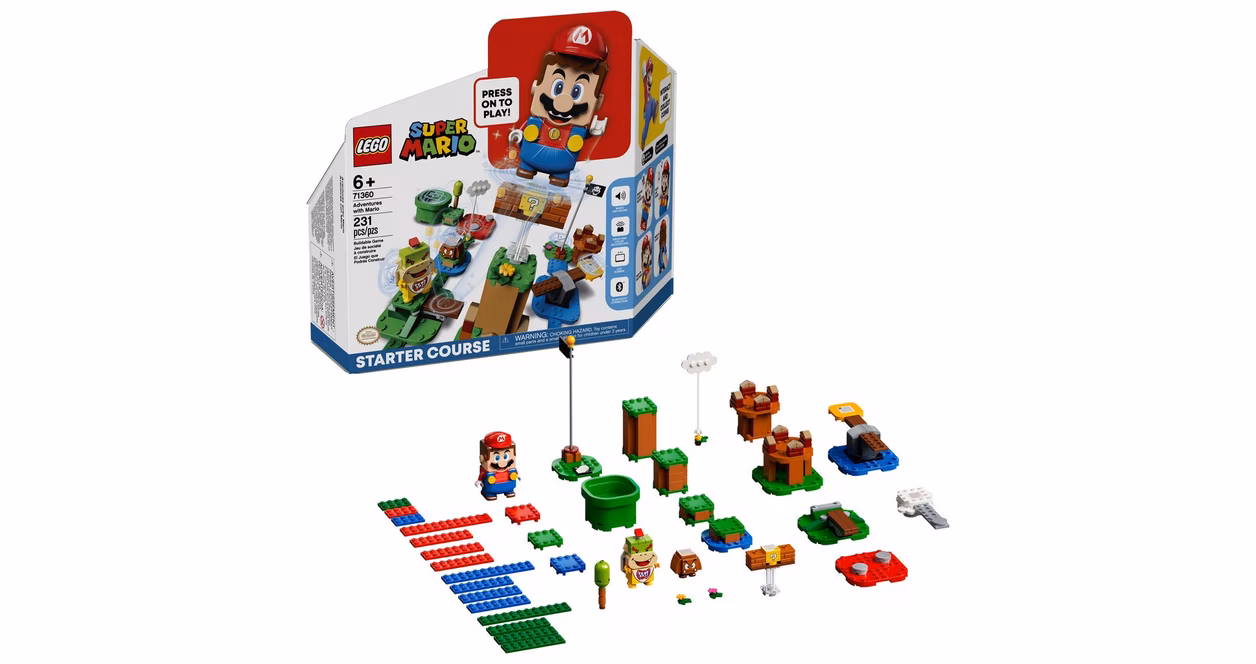 GameStop LEGO Super Mario Adventures with Mario Starter Course 71360 Building Kit