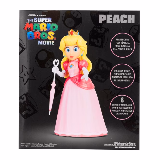 GameStop Jakks Pacific Super Mario Bros. Movie Princess Peach 5-in Action Figure