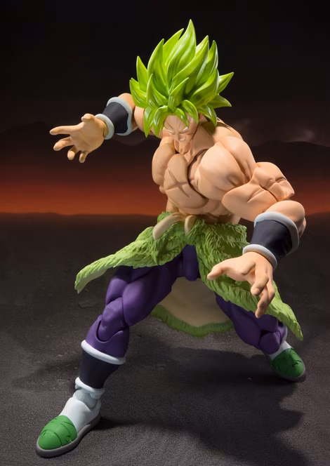 GameStop Bandai Dragon Ball Super: Broly Tamashii Nations S.H. Figuarts Super Saiyan Broly Full Power 8.6-in Figure
