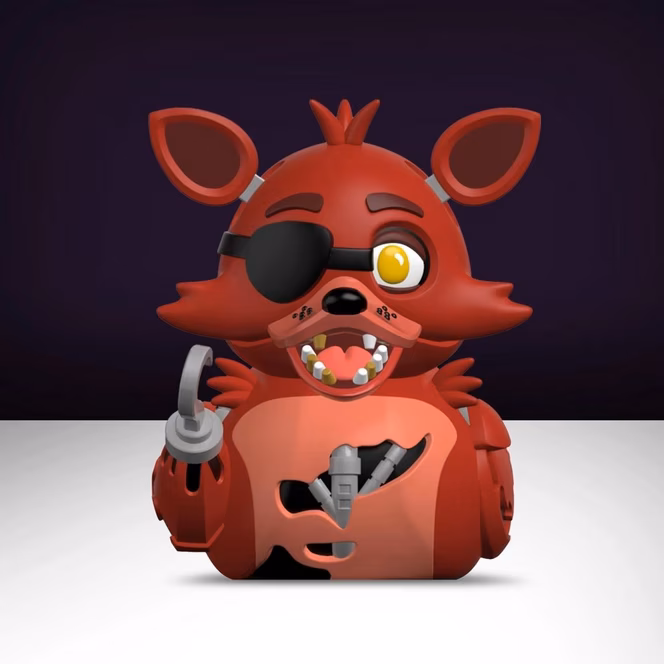 GameStop Tubbz Five Nights at Freddy's Foxy (1st Edition) 3.54-in Collectible Rubber Duck