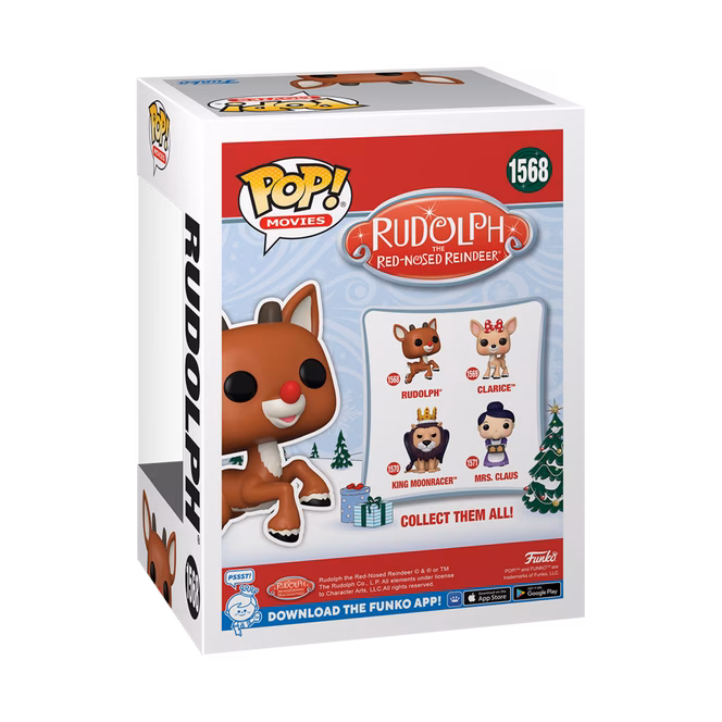 GameStop Funko POP! Movies: Rudolph the Red Nose Reindeer - Rudolph(Flying​) 4.45-in Vinyl Figure