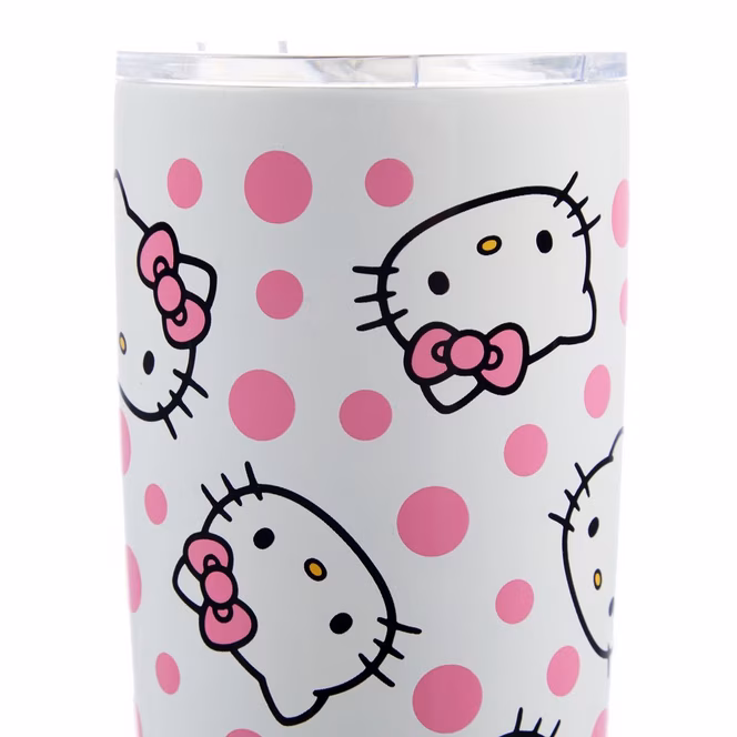 GameStop Sanrio Hello Kitty and Friends Polka Dots 20oz Stainless Steel Tumbler