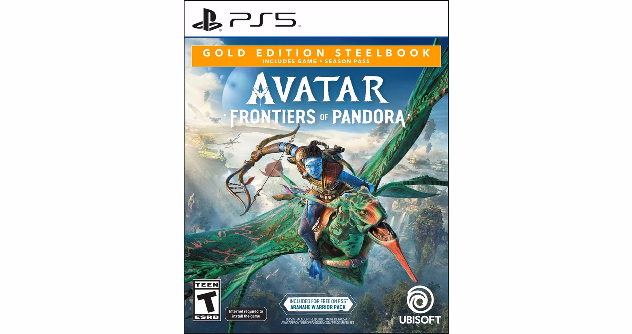 GameStop Avatar: Frontiers of Pandora SteelBook Gold Edition GameStop Exclusive - PlayStation 5