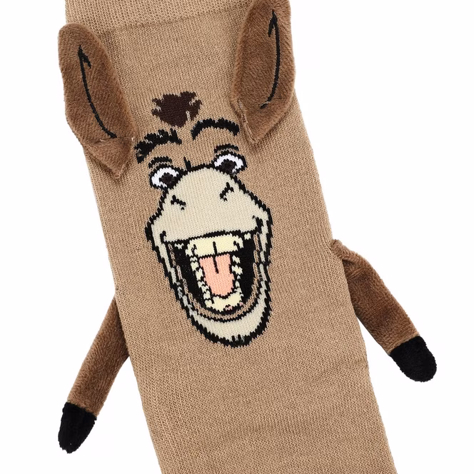 GameStop Dreamworks Shrek the Movie Shrek and Donkey Magnetic 3D Crew Socks