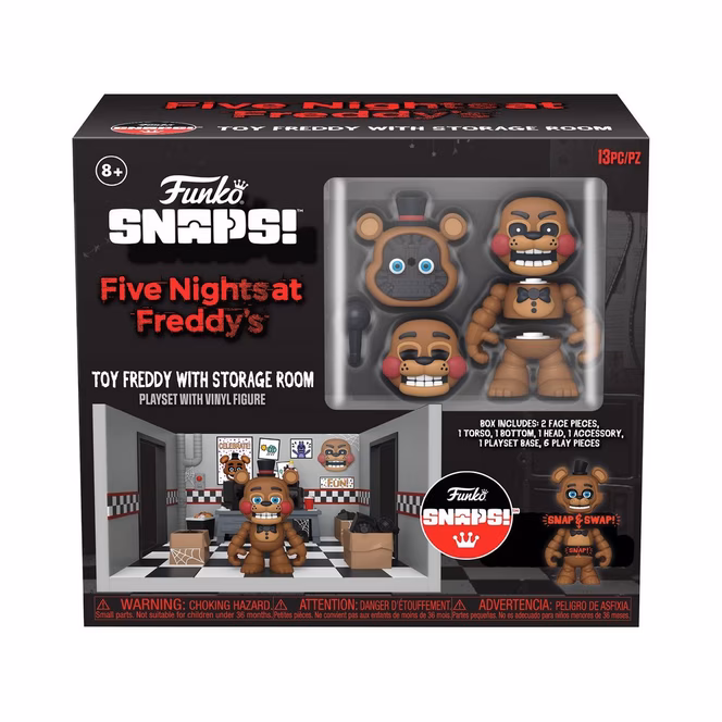 GameStop Funko Snap! Five Nights and Freddy's Security Room Playset