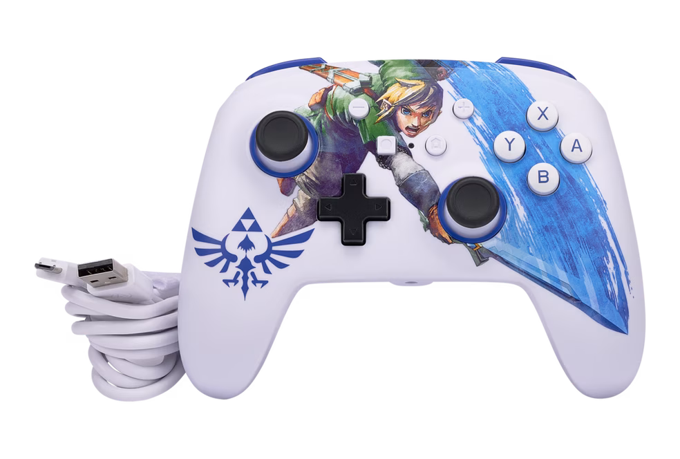 GameStop PowerA Enhanced Wired Controller for Nintendo Switch - Master Sword Attack