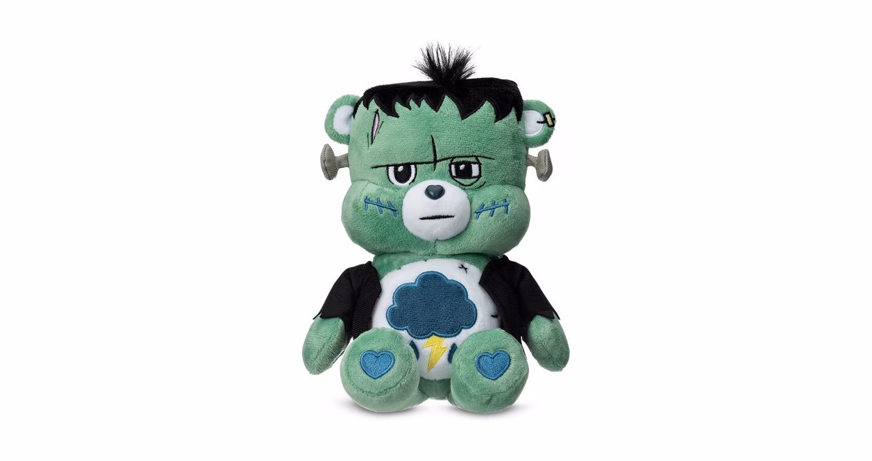 GameStop Care Bears x Universal Monsters Grumpy as Frankenstein Fun Size 9-in Plush
