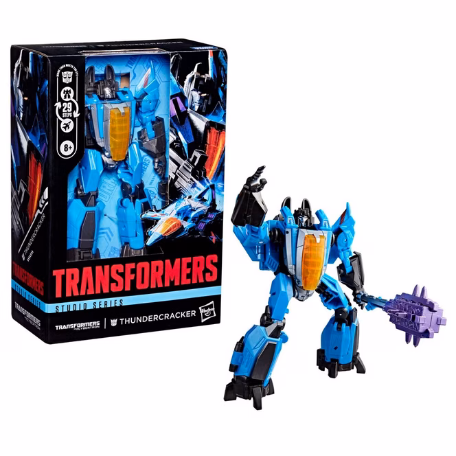 GameStop Hasbro Transformers Toys Studio Series Transformers: War for Cybertron Thundercracker 6.5-in Action Figure