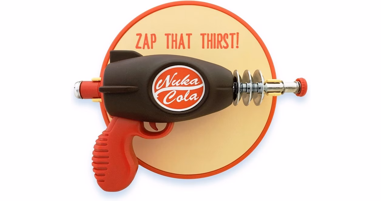 GameStop Fallout Nuka Cola Blaster Replica 4x3.75-in Wall Mount PX Previews Exclusive